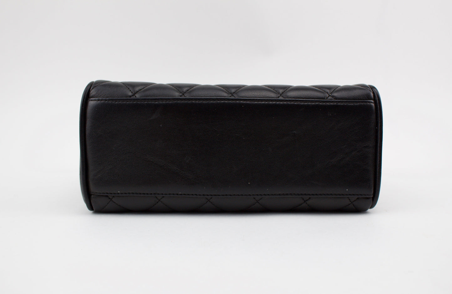 CHANEL VINTAGE TWIN TOP HANDLE FLAP BAG