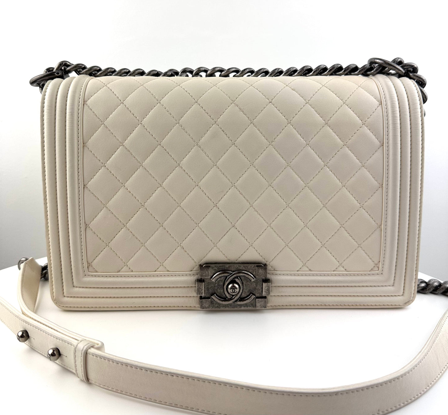 Chanel Lambskin Large Boy Bag