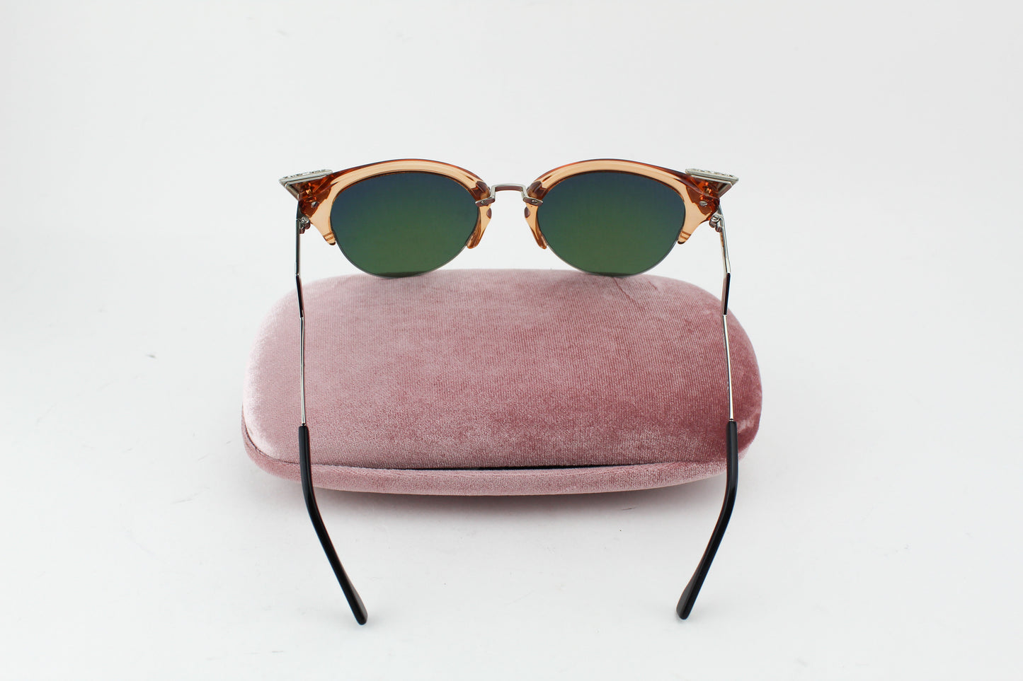 Fendi Swarovski crystal embellished cat eye Sunglasses