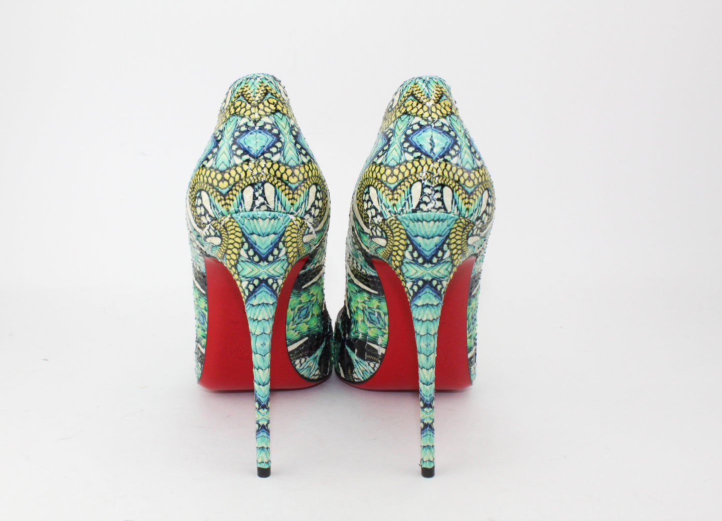 Christian Louboutin So Kate 120 Python Inferno
