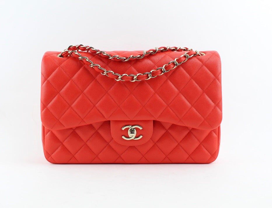 CHANEL JUMBO CAVIAR BAG