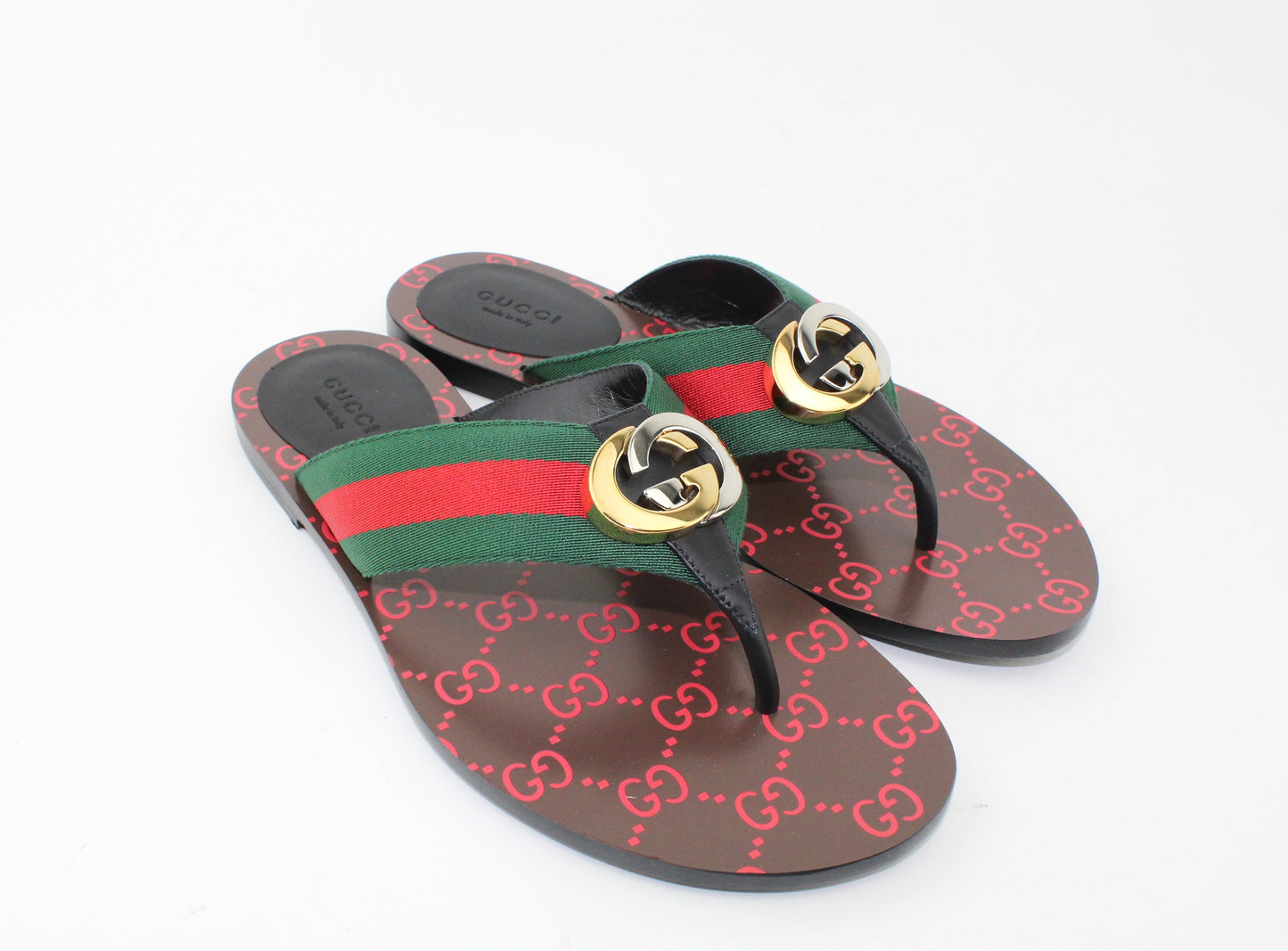 Gucci Kika Web thong sandal