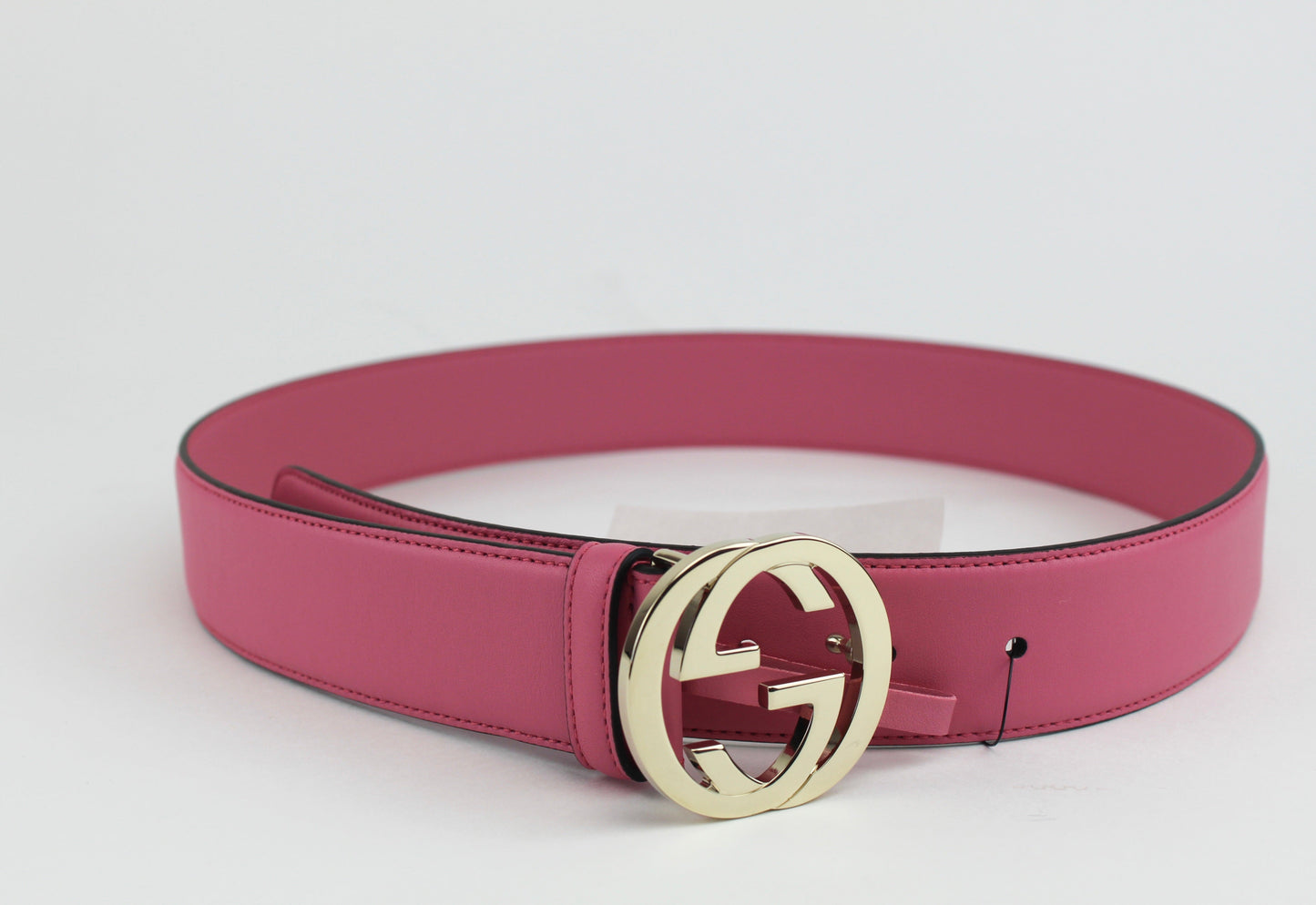 Gucci GG Pink Leather belt