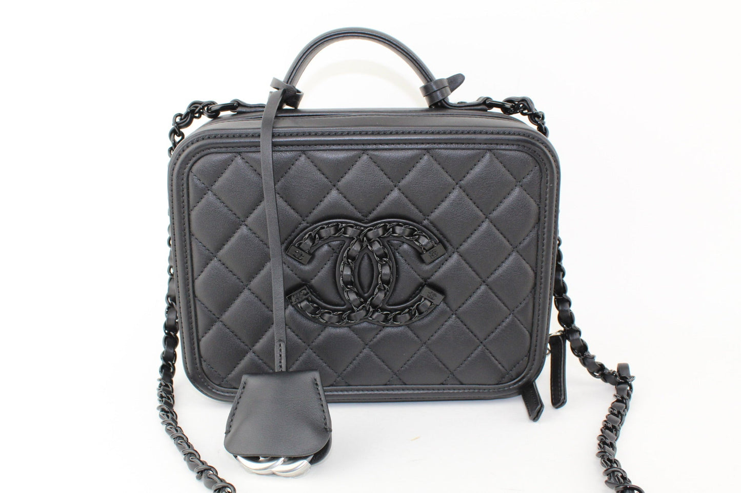 Chanel Black Vanity Case