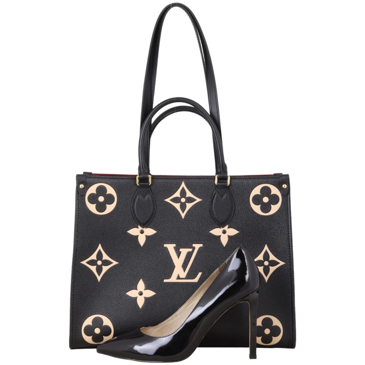 Louis Vuitton OnTheGo MM Monogram Empreinte Giant Bicolour