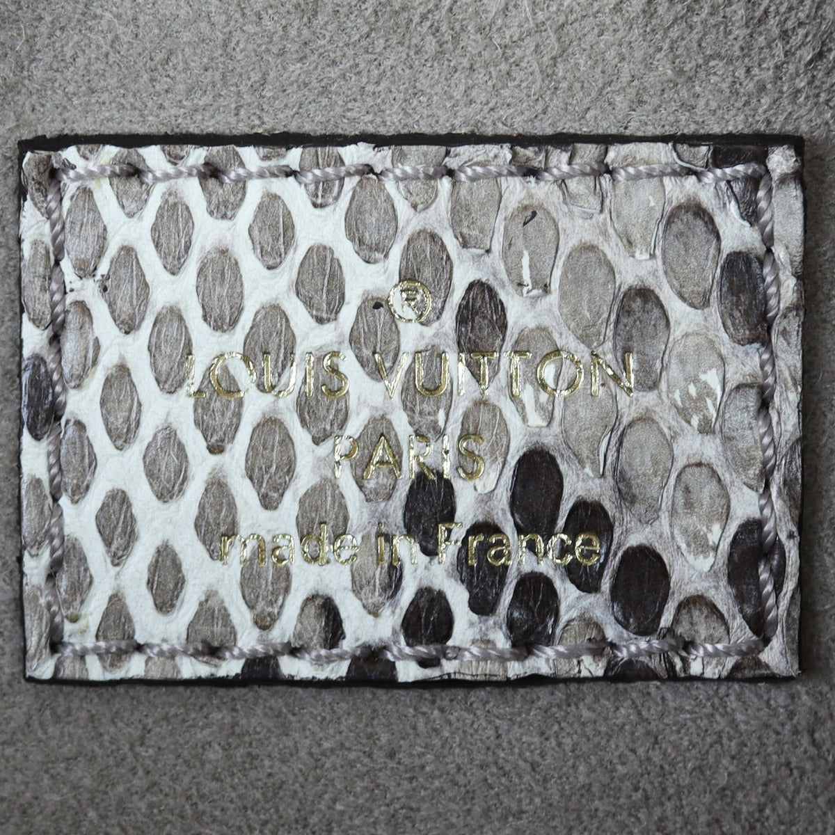 Louis Vuitton Pallas MM Monogram Python