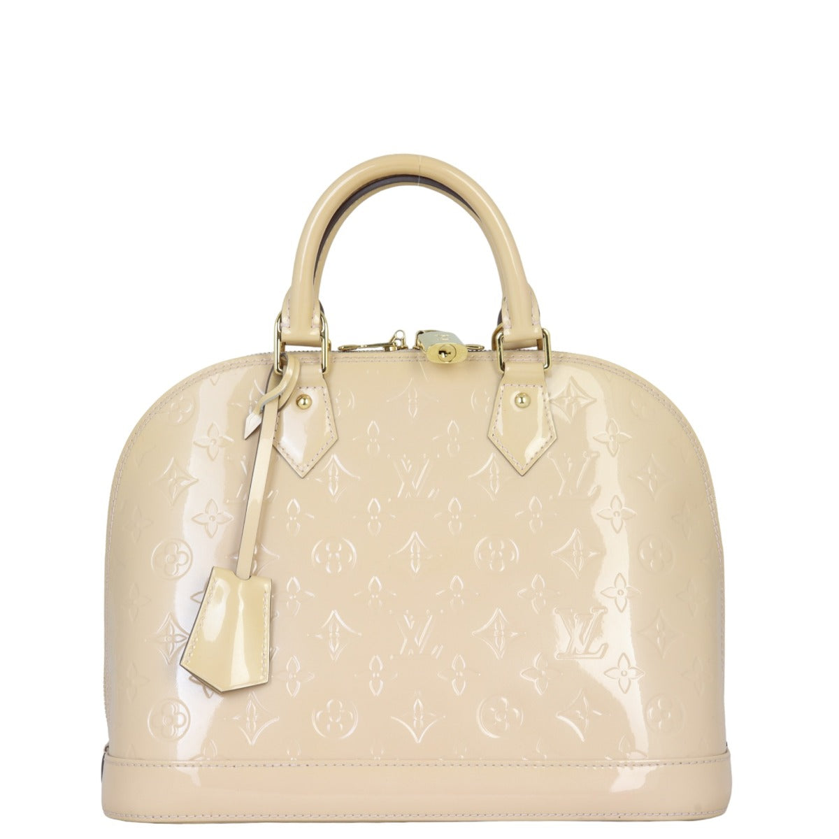 Louis Vuitton Alma PM Monogram Vernis |  Blanc Corail