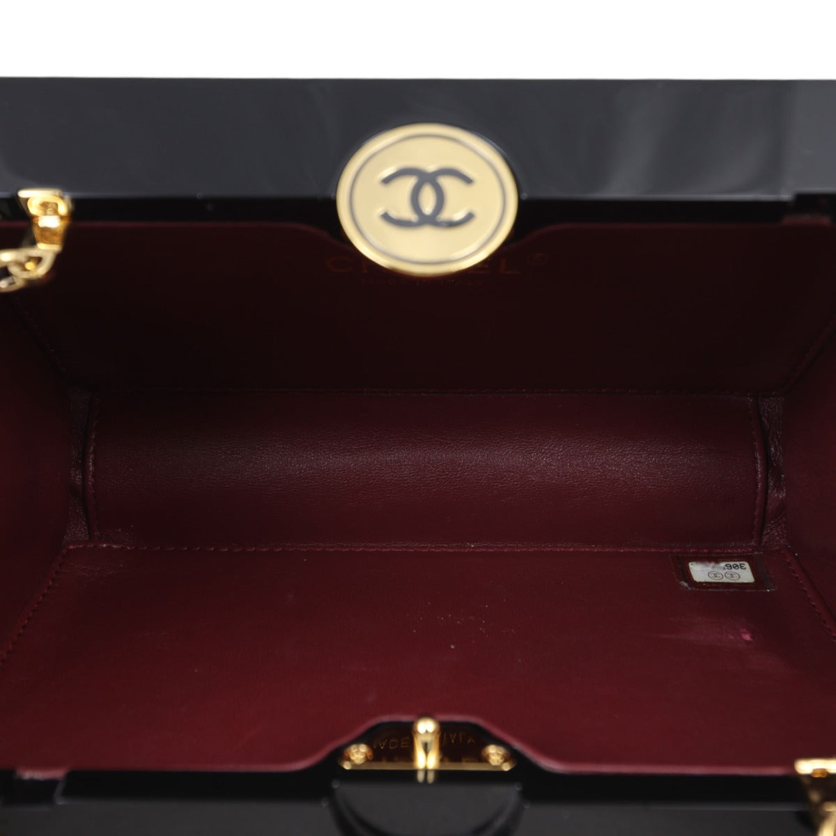 Chanel Minaudiere Chain Bag Plexiglass