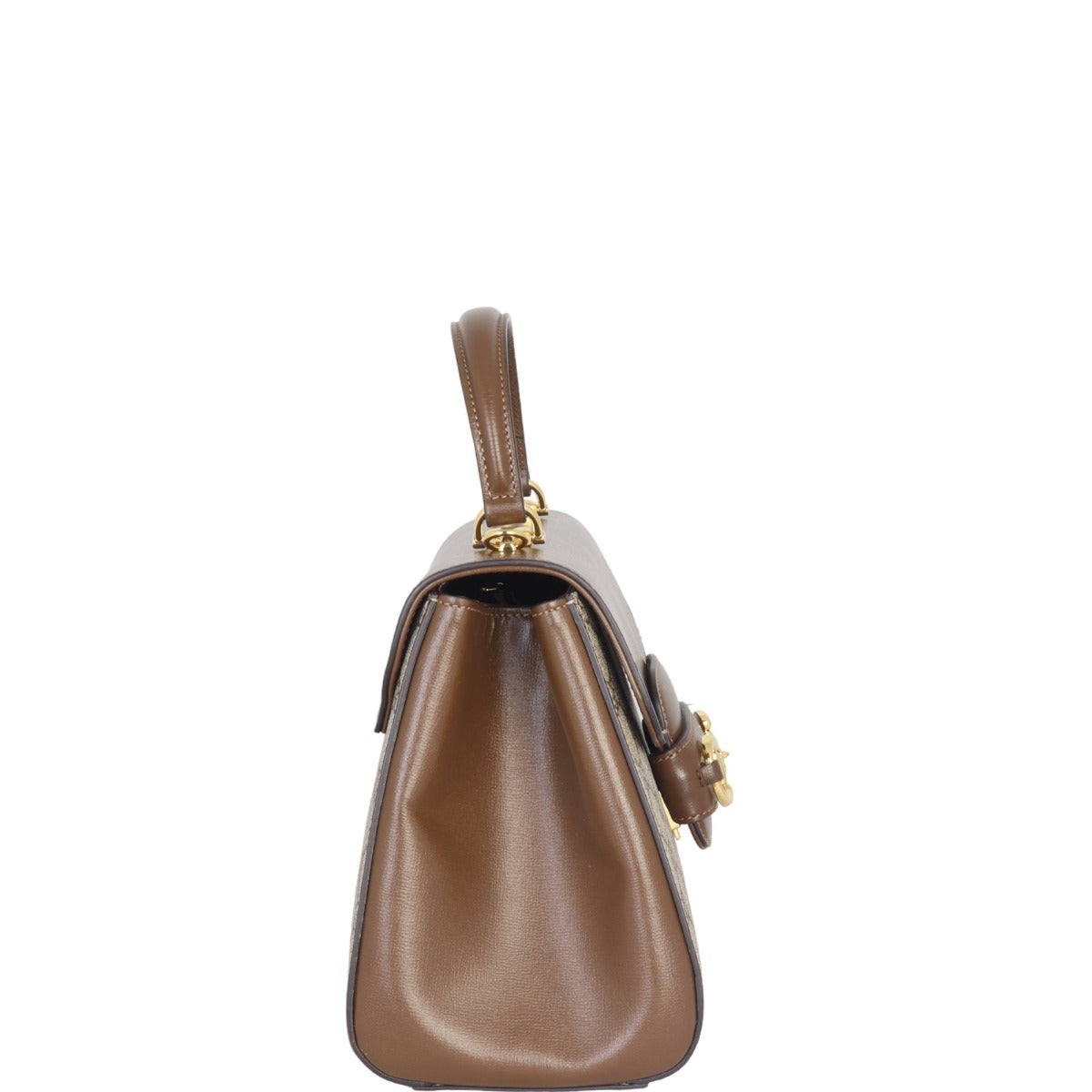Gucci GG Supreme Horsebit 1955 Medium Top Handle Bag