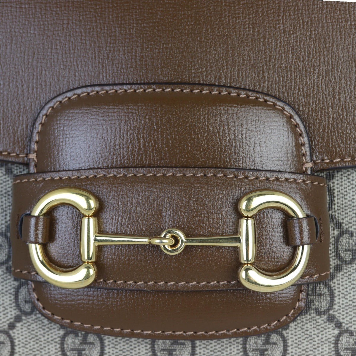 Gucci GG Supreme Horsebit 1955 Medium Top Handle Bag
