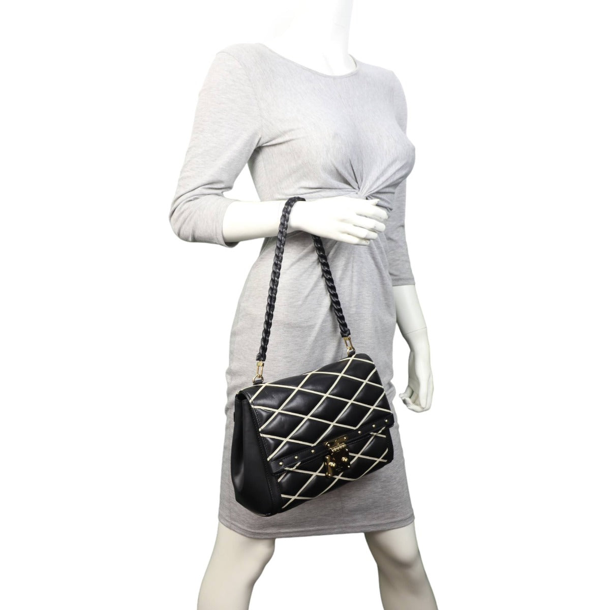 Louis Vuitton Malletage Pochette Flap Bag