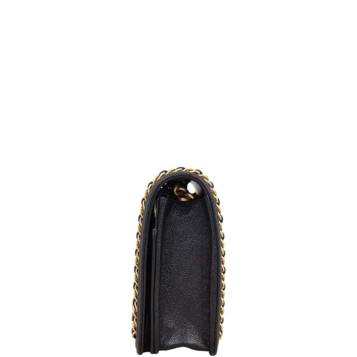 Chanel Chain Around Boy Wallet on Chain | Black