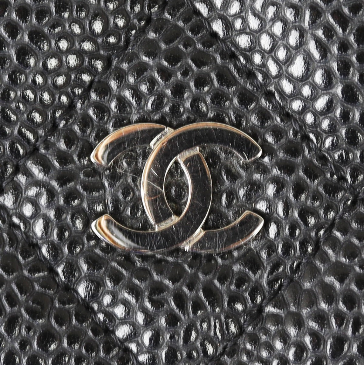 Chanel Classic Wallet on Chain | Caviar Silver Hardware