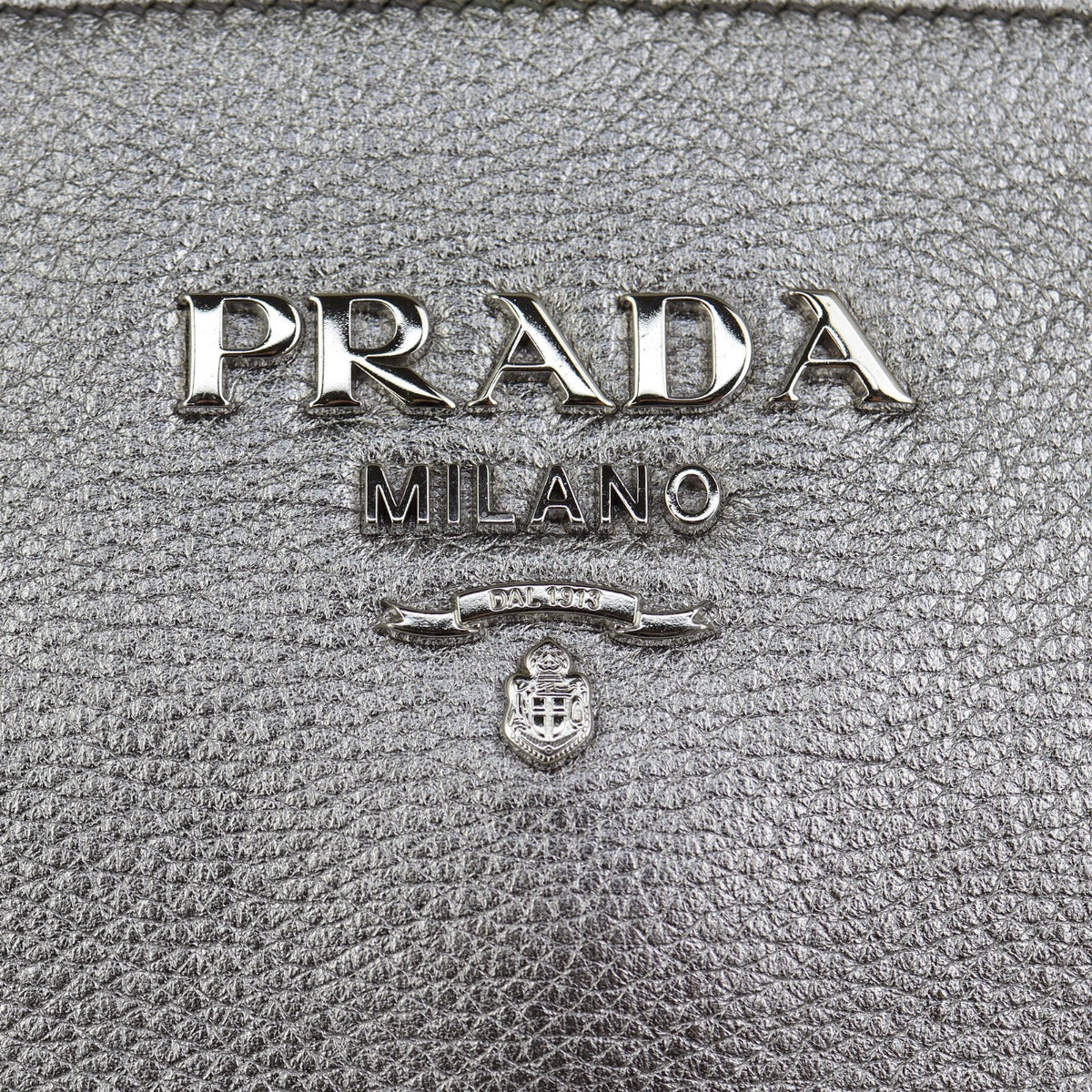 Prada Vitello Daino Small Zip Tote