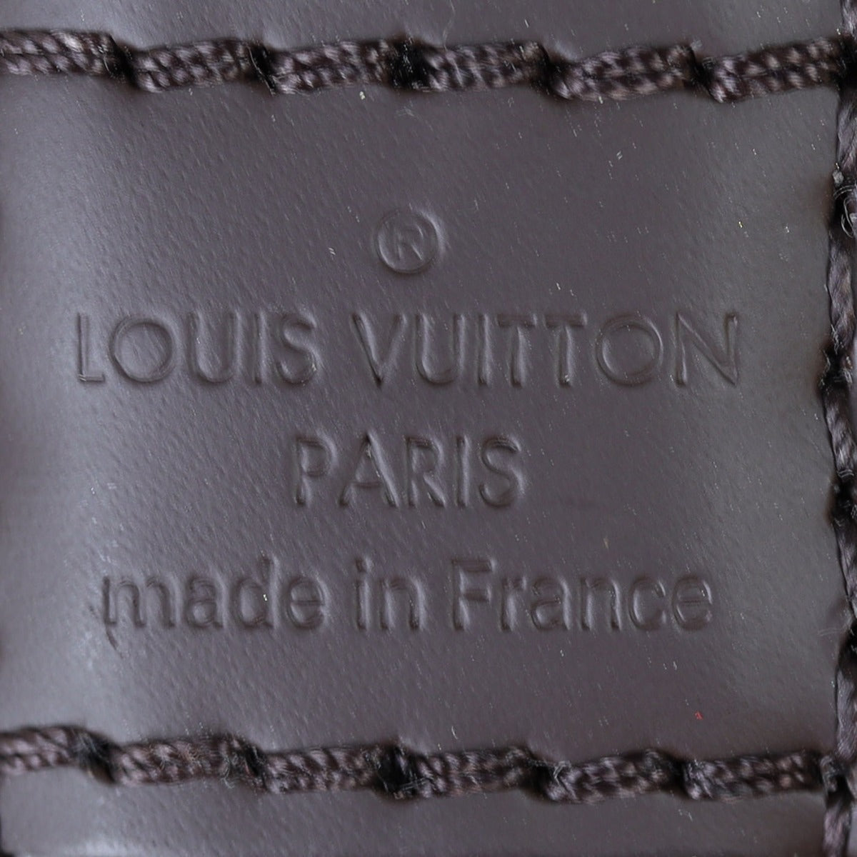 Louis Vuitton Alma BB Damier Ebene | Calfskin Leather Base