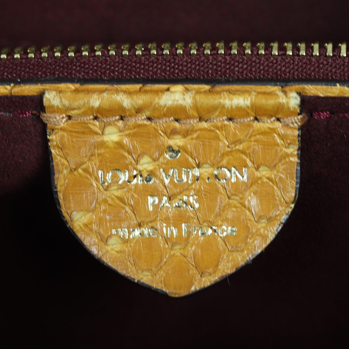 Louis Vuitton Gaia Ostrich Python Monogram