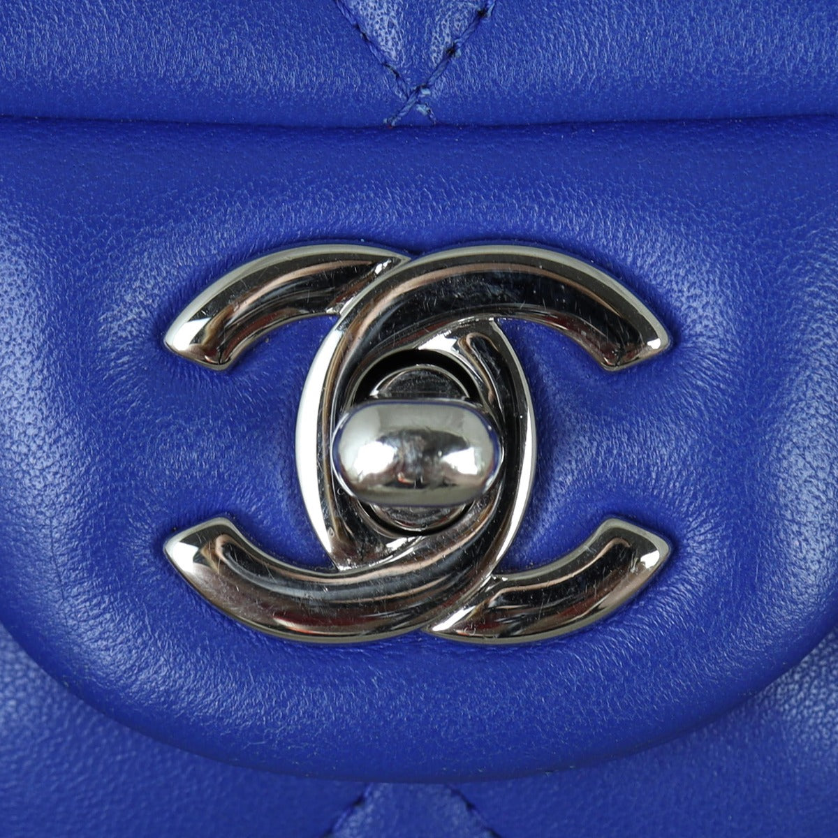 Chanel Classic Flap Mini Rectangular Bag | Blue Lambskin