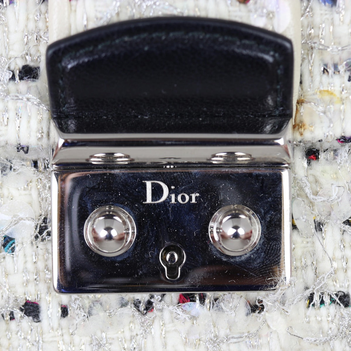 Dior Miss Dior Mini Tweed Flap Bag
