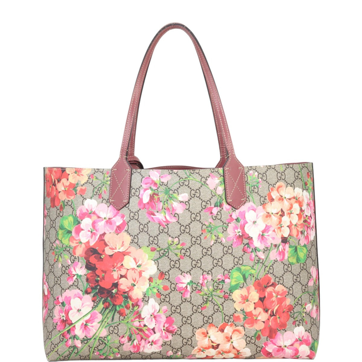 Gucci GG Supreme Blooms Reversible Tote