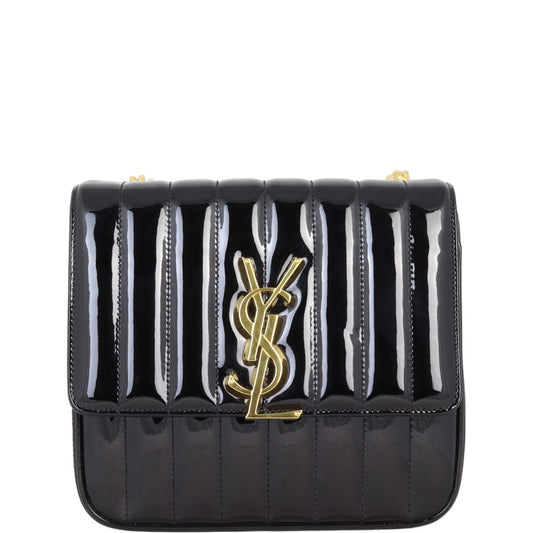 Saint Laurent Vicky Patent Medium