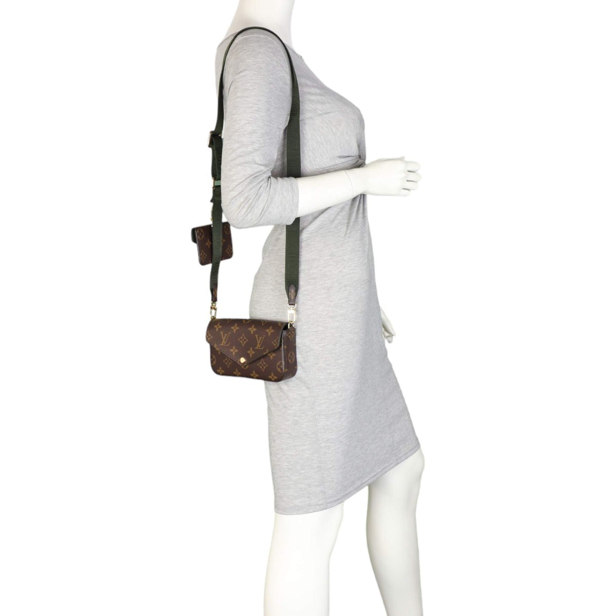 Louis Vuitton Felicie Strap & Go Monogram