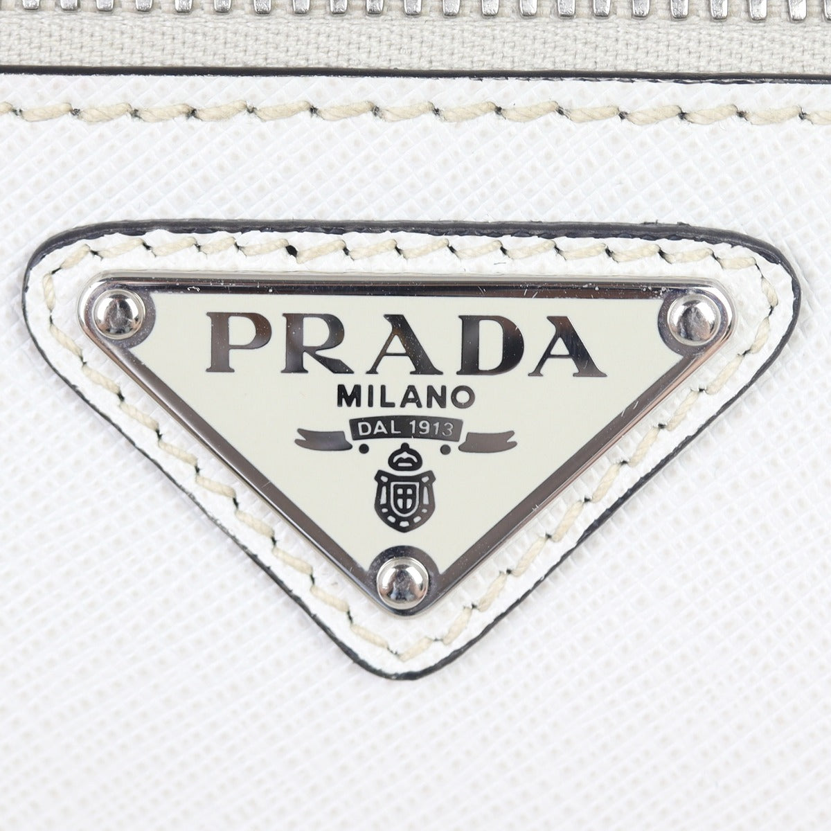 Prada Logo Saffiano Belt Bag