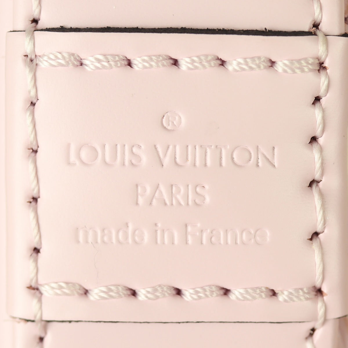 Louis Vuitton Alma BB Epi with Embroidered Strap | Guimauve Pink