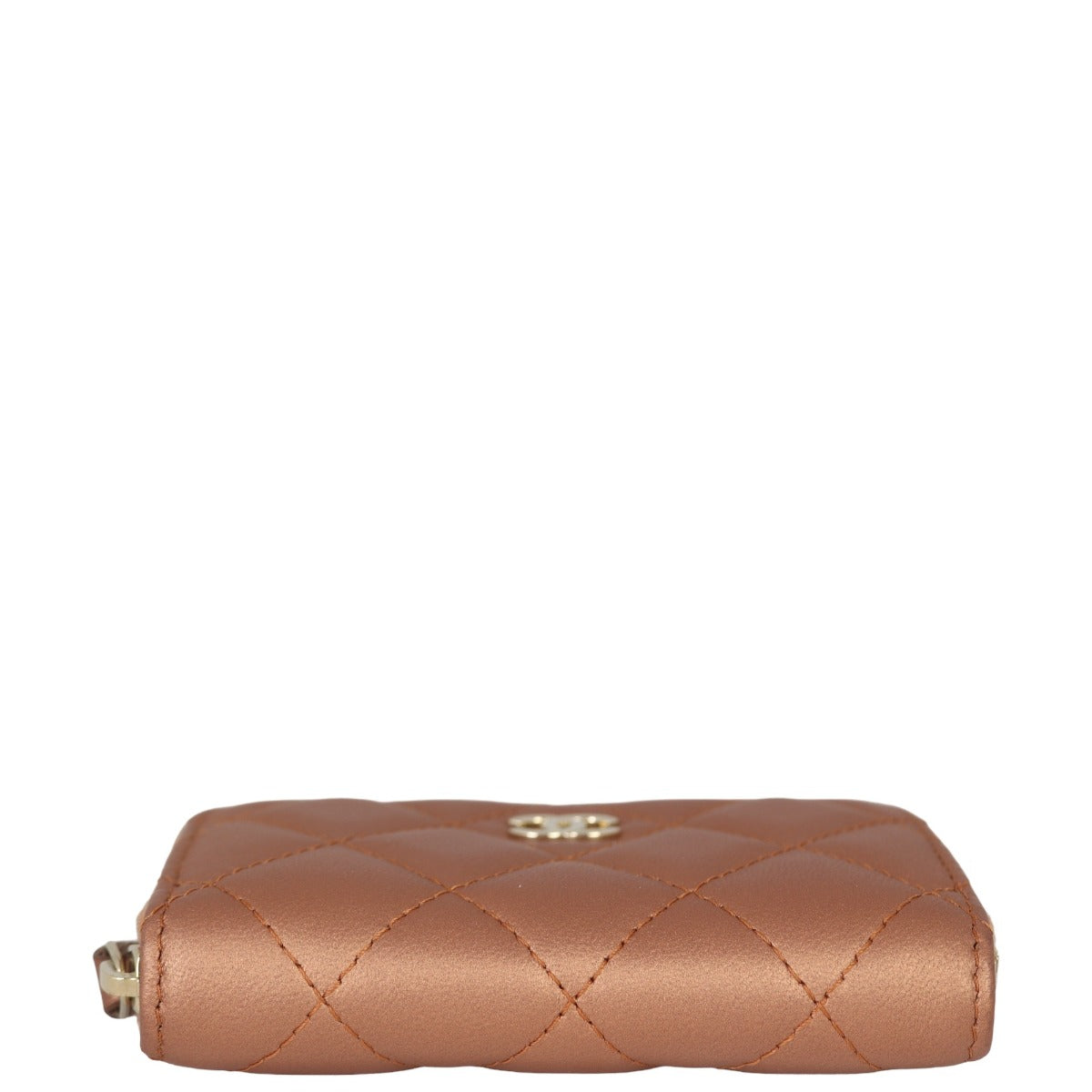 Chanel Classic Zipped Coin Purse | Bronze