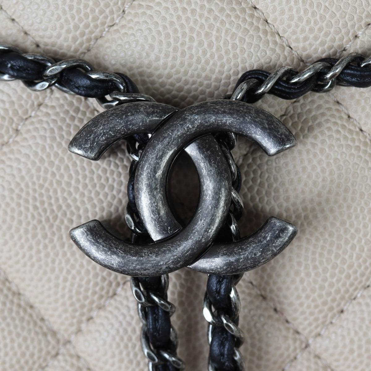Chanel CC Quilted Bucket Bag