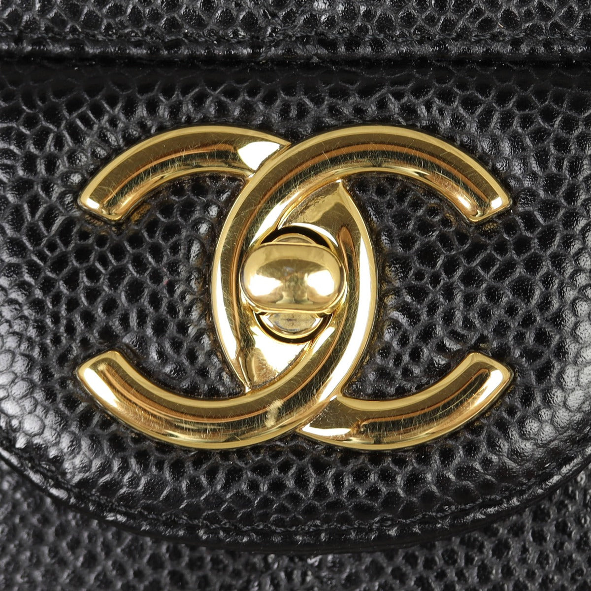 Chanel Classic Double Flap Maxi | Black Gold Hardware