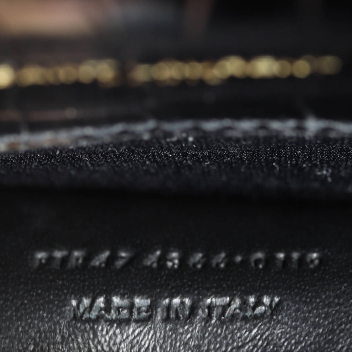 Saint Laurent Kate Tassel Chain Bag Small Croc Embossed