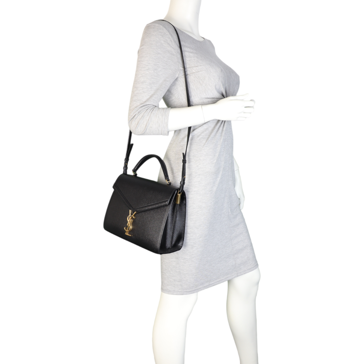Saint Laurent Cassandra Top Handle Medium Bag