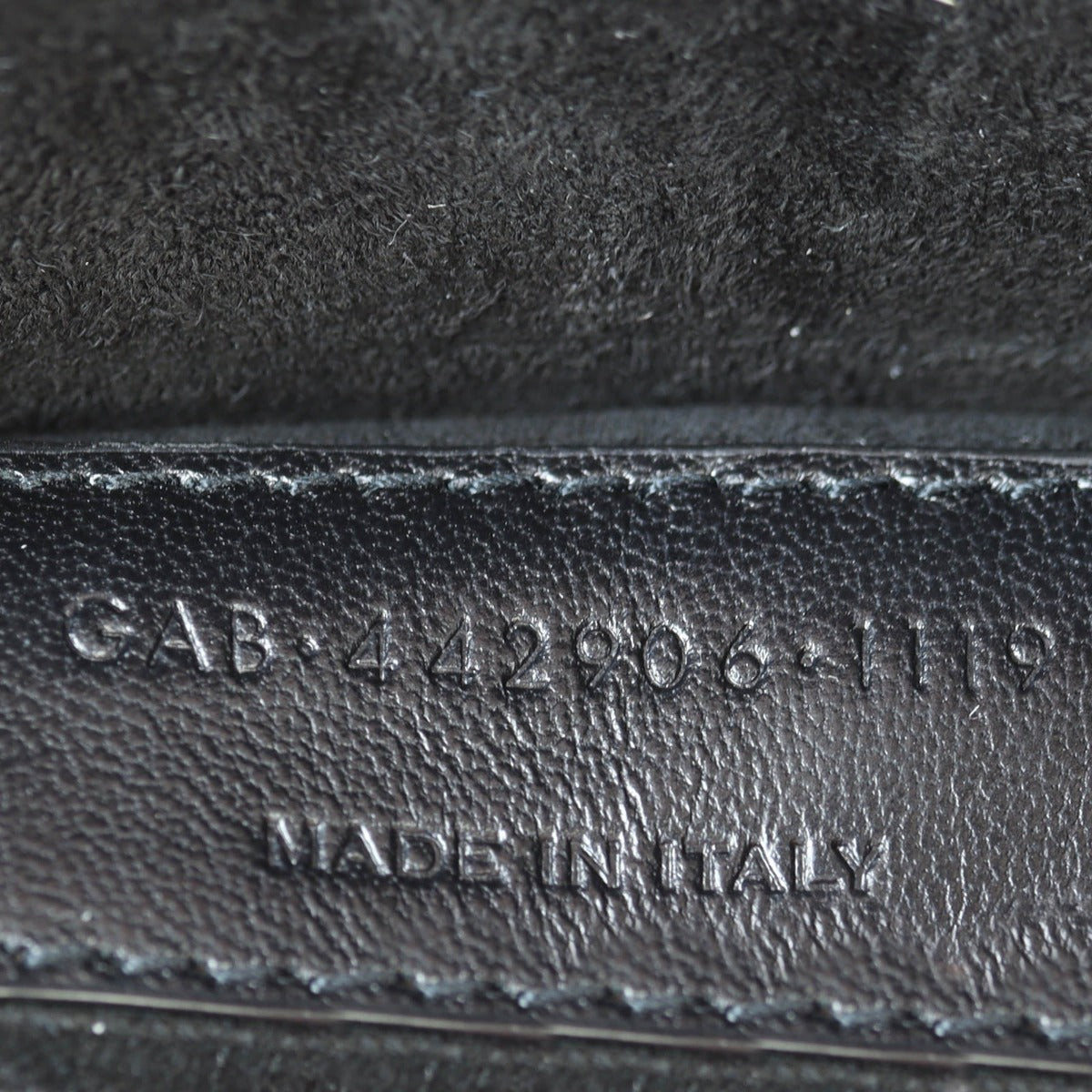 Saint Laurent Sunset Medium Croc-Embossed