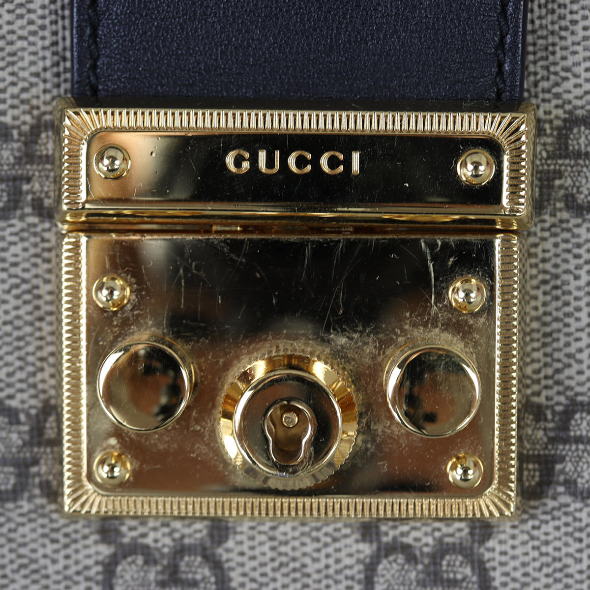 Gucci GG Supreme Padlock Tote Medium