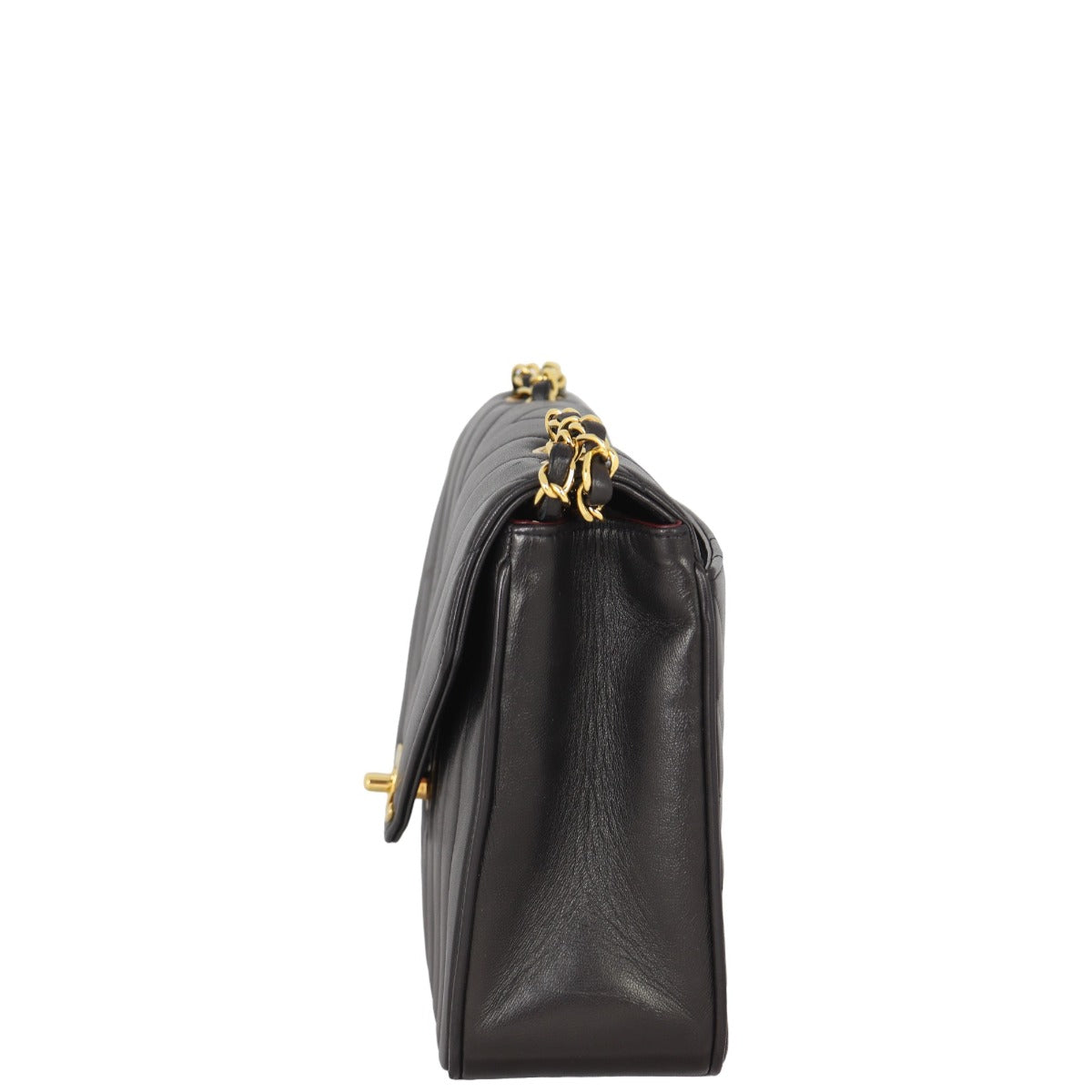 Chanel Chevron Single Flap Bag