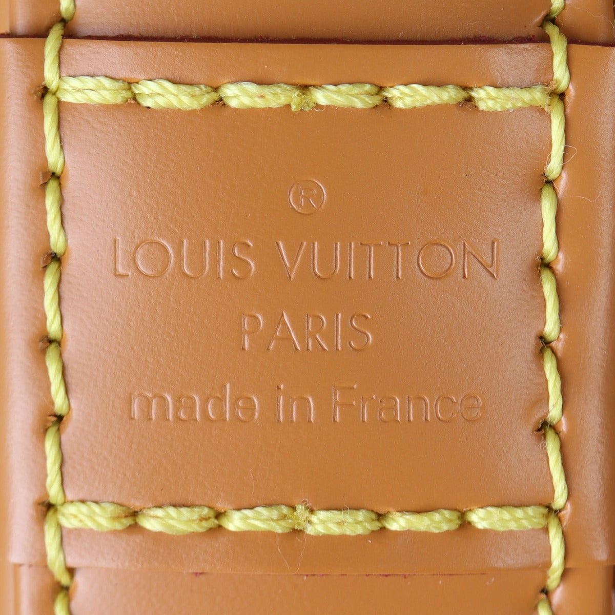 Louis Vuitton Alma BB Epi with Embroidered Strap | Gold Miel