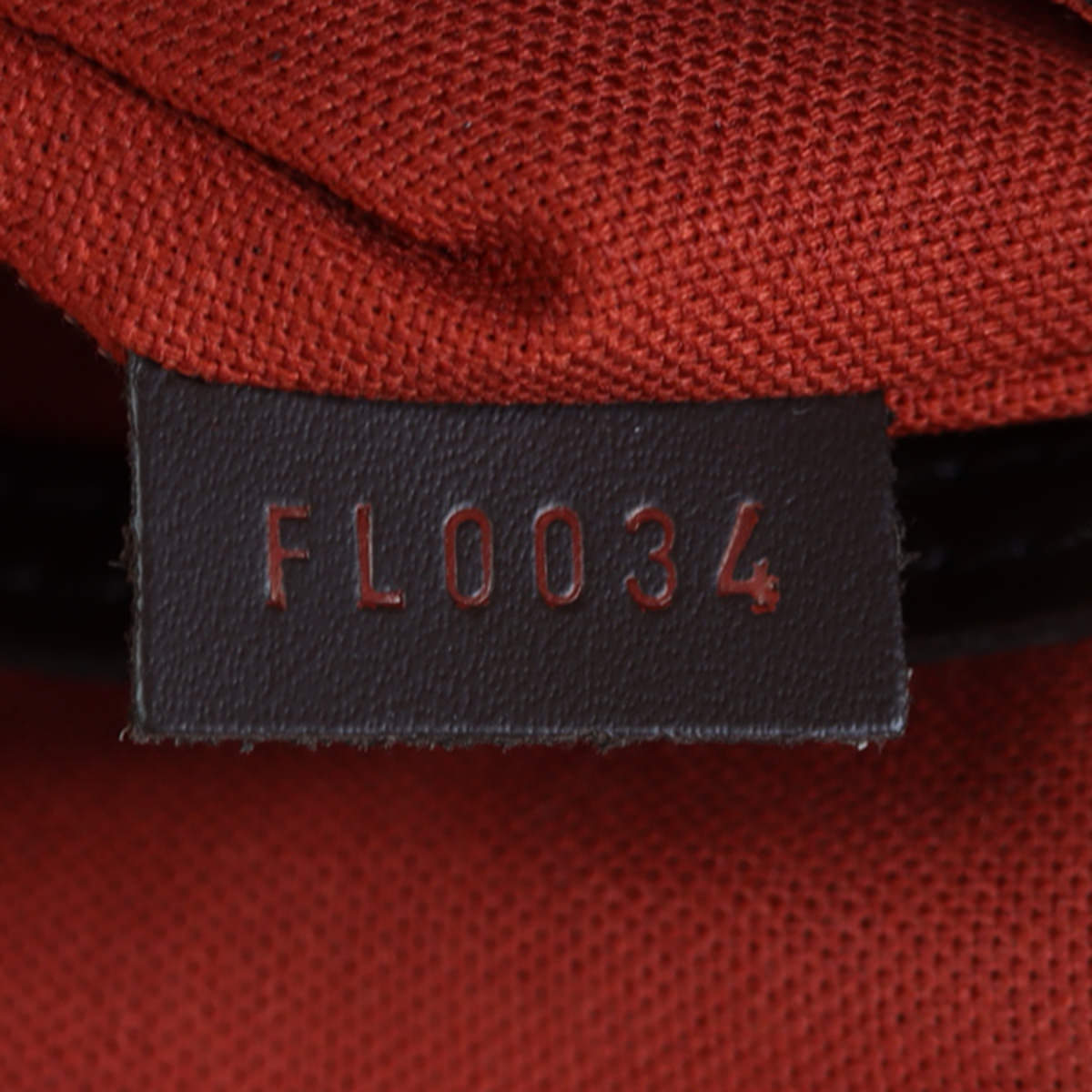 Louis Vuitton Alma PM Damier Ebene | Red Textile