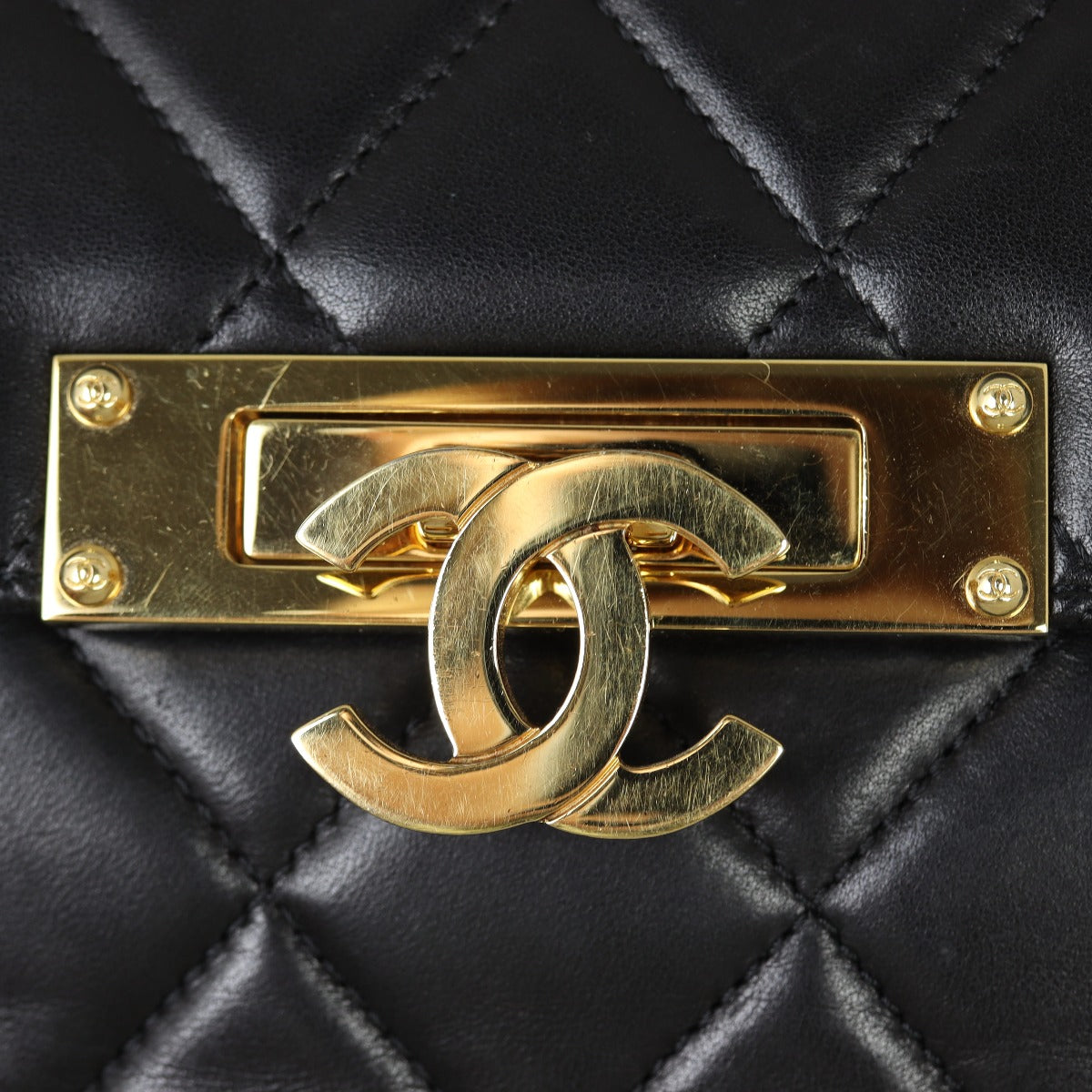 Chanel CC Golden Class Flap Bag Large