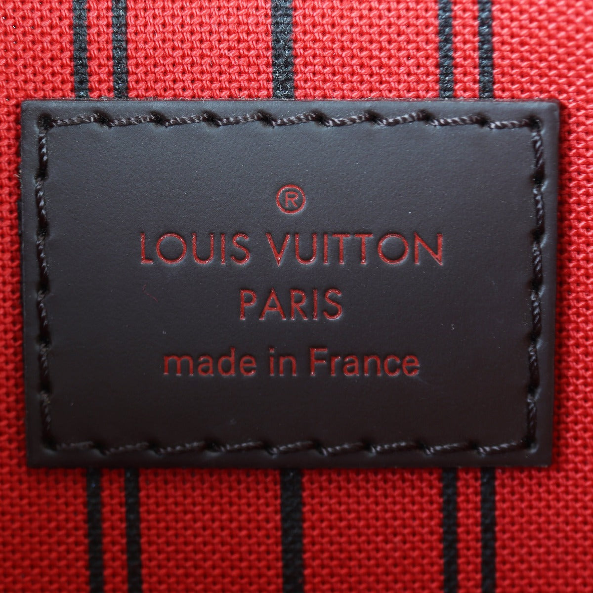 Louis Vuitton Neverfull Pochette Damier Ebene
