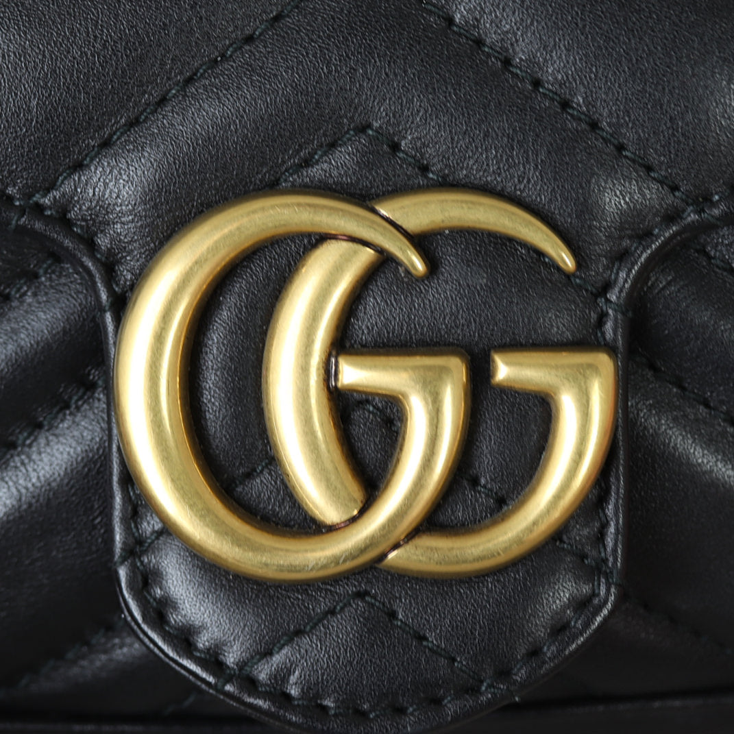 Gucci GG Marmont Matelasse Super Mini Shoulder Bag