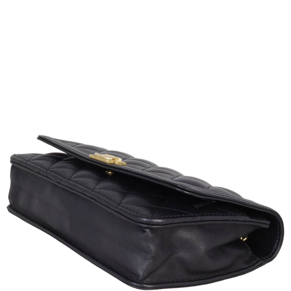 Chanel Boy Wallet on Chain | Black Lambskin