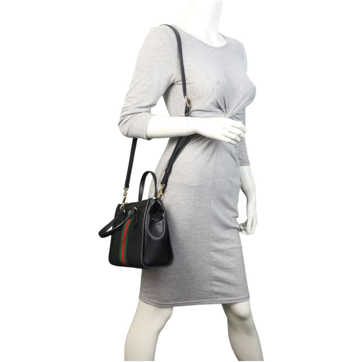 Gucci Leather Ophidia Small Tote