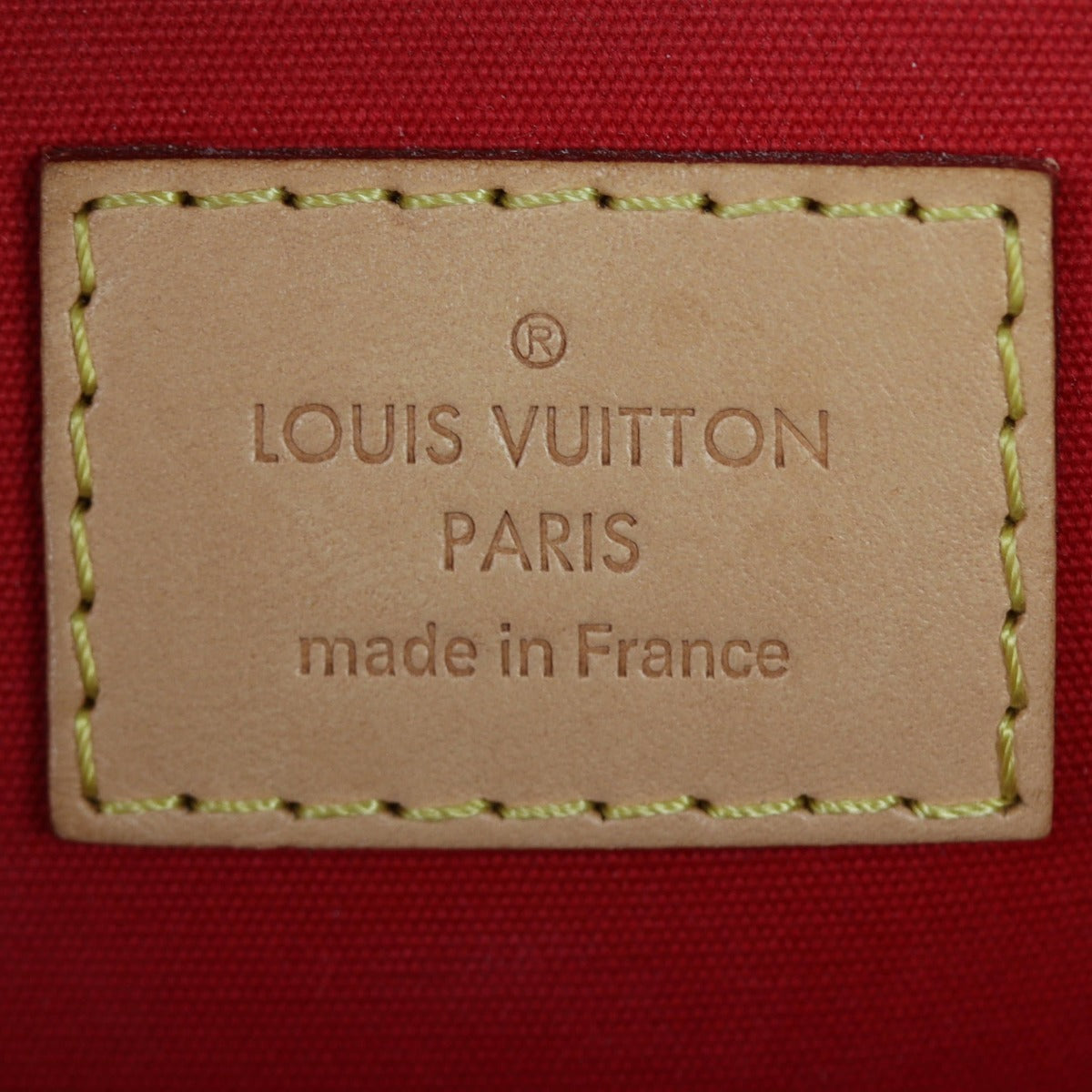 Louis Vuitton Alma BB Monogram Vernis | Pomme D'amour Red