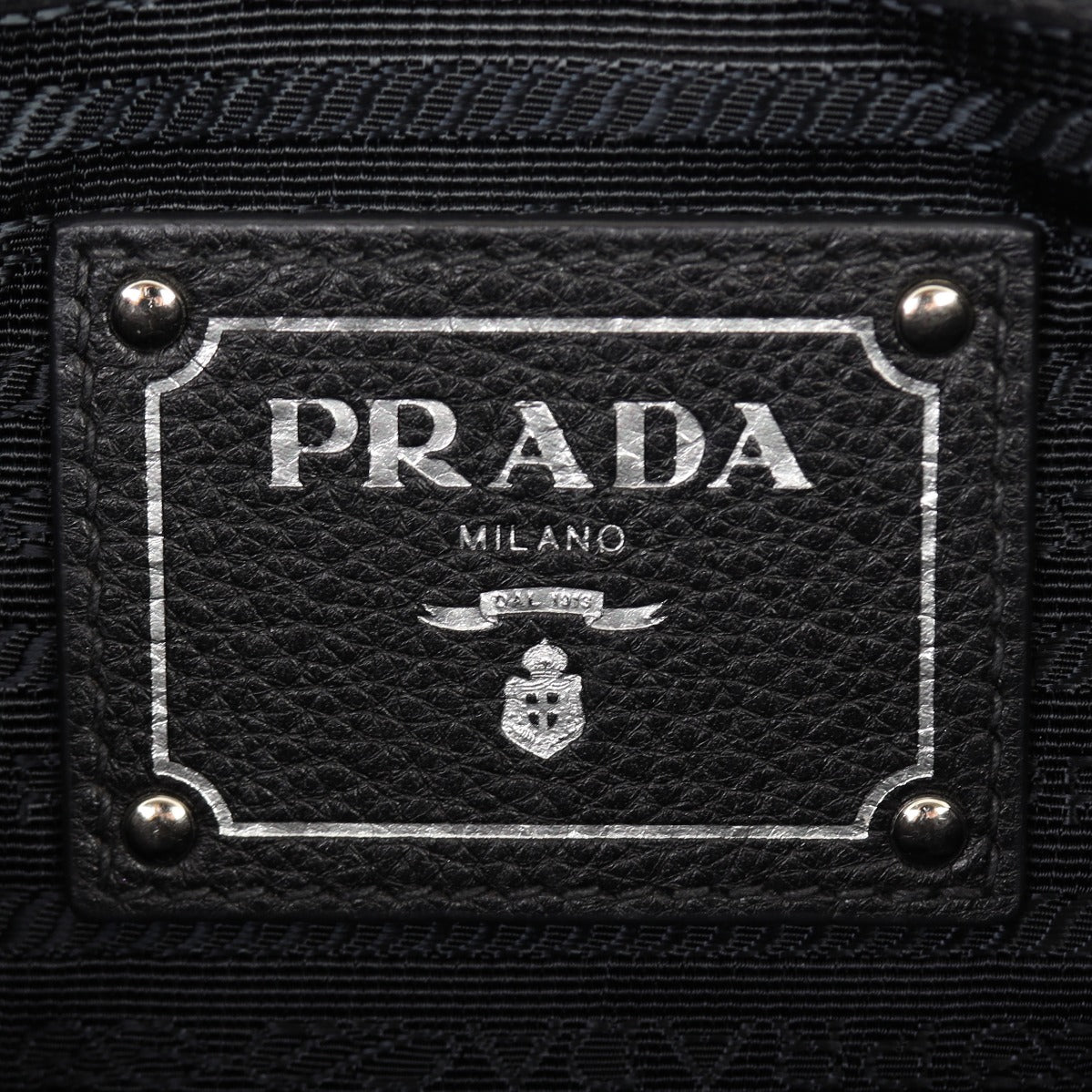 Prada Vitello Daino Zip Tote