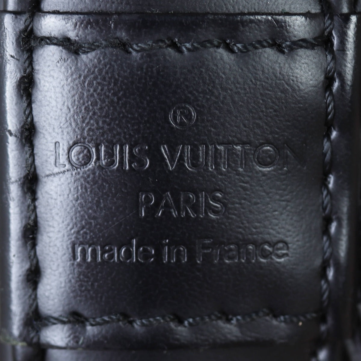 Louis Vuitton Alma PM Epi with Strap | Black Silver Hardware