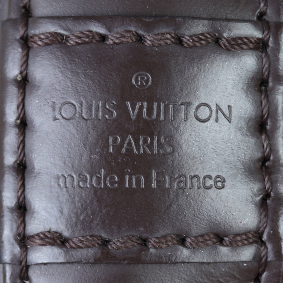 Louis Vuitton Alma BB Damier Ebene | Red Textile Lining