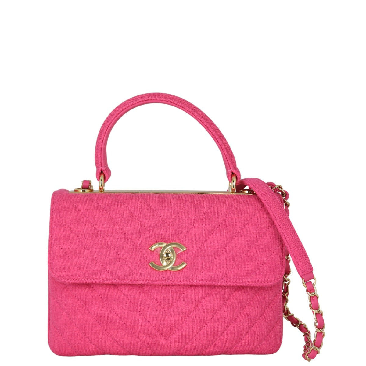 Chanel CC Trendy Chevron Jersey