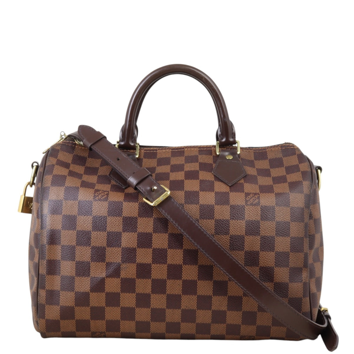 Louis Vuitton Speedy 30 Bandouliere Damier Ebene