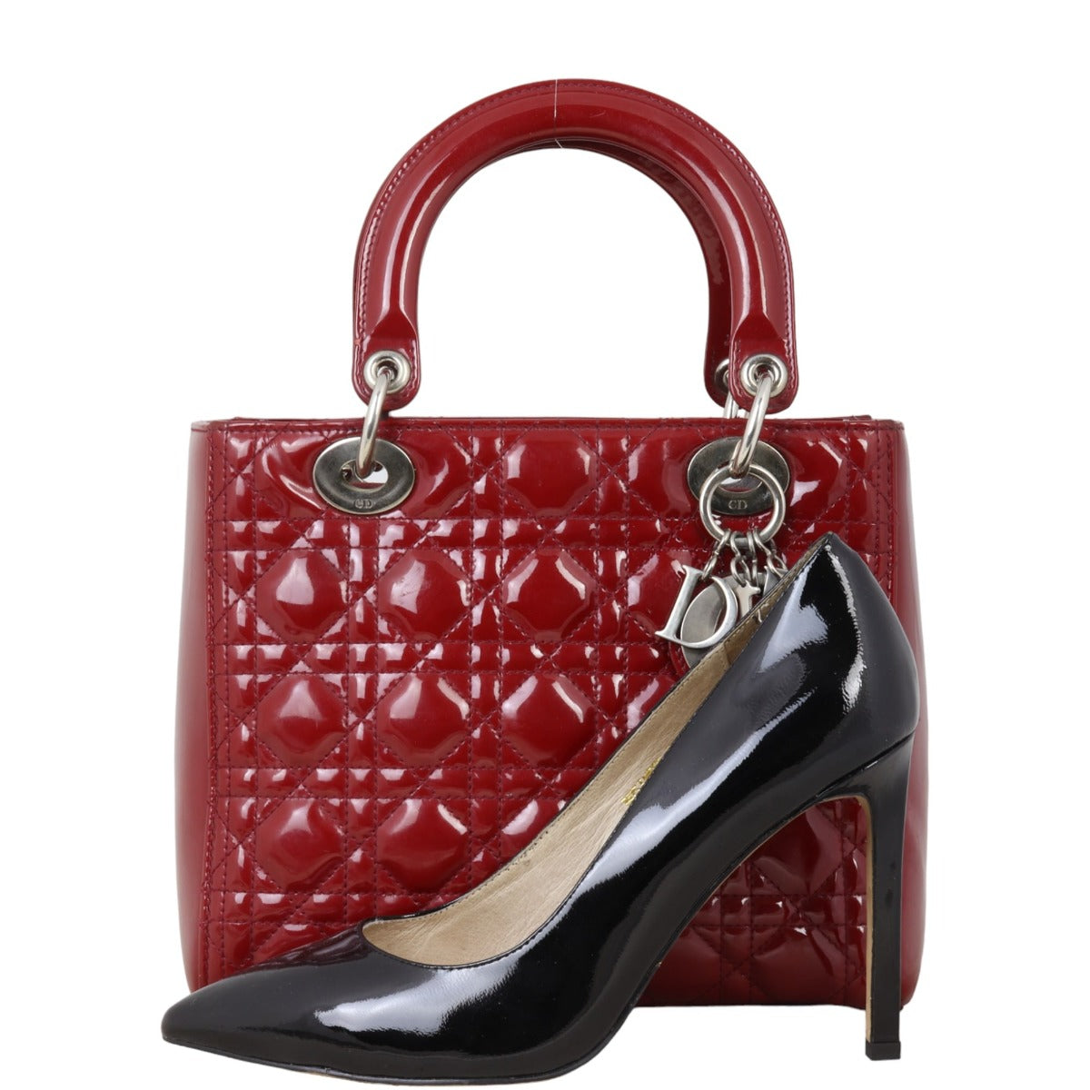 Dior Lady Dior Medium Patent