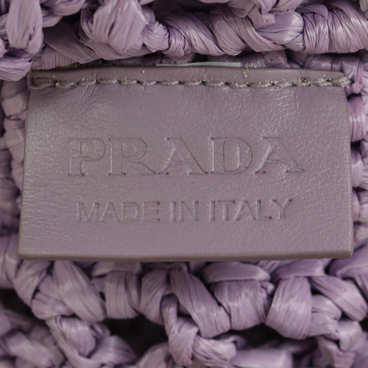 Prada Raffia Tote Bag